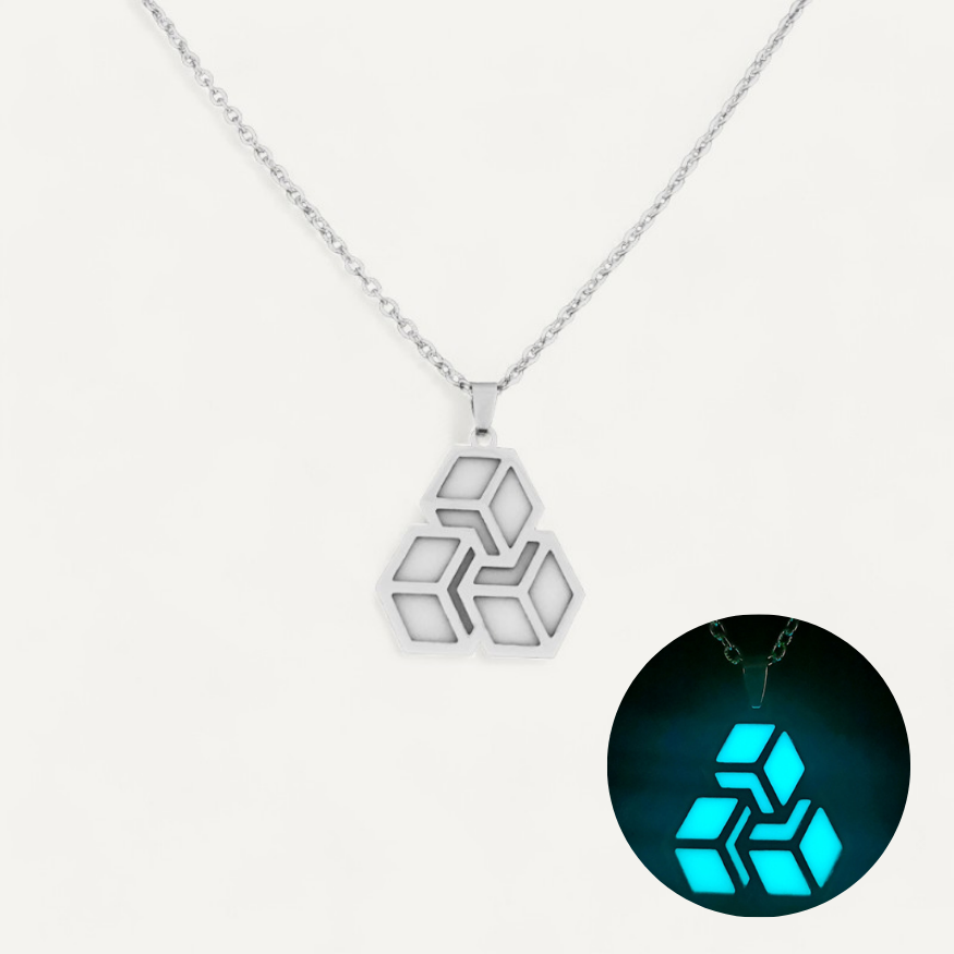 Luminous Geometric Pendant Necklace