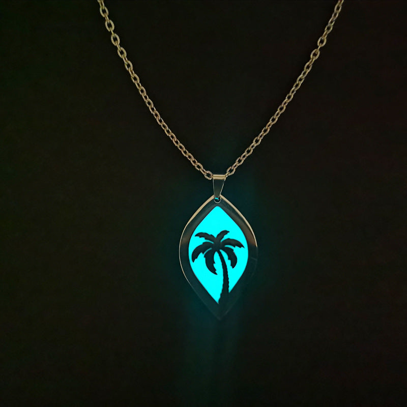 Luminous Geometric Pendant Necklace