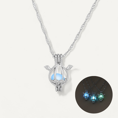 Luminous Dark Angel Necklace