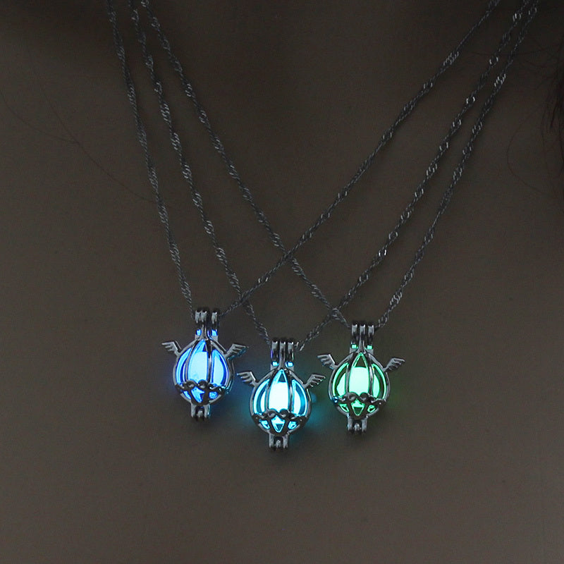 Luminous Dark Angel Necklace