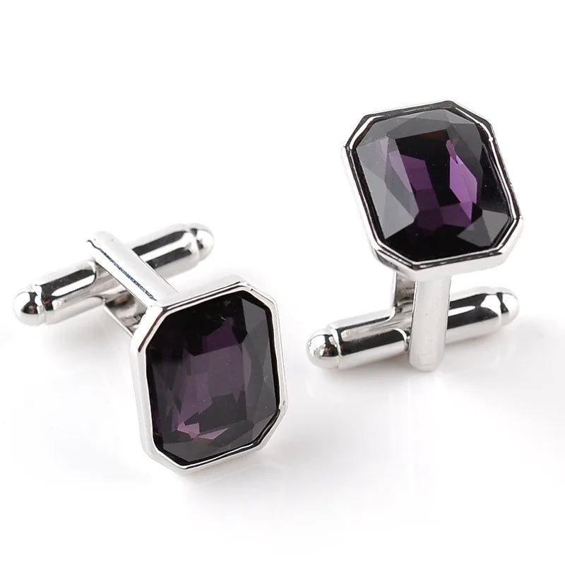 Men’s Fashion Cufflinks – Luxury Colorful