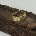 Men’s Vintage Venus Half Mask Adjustable Ring