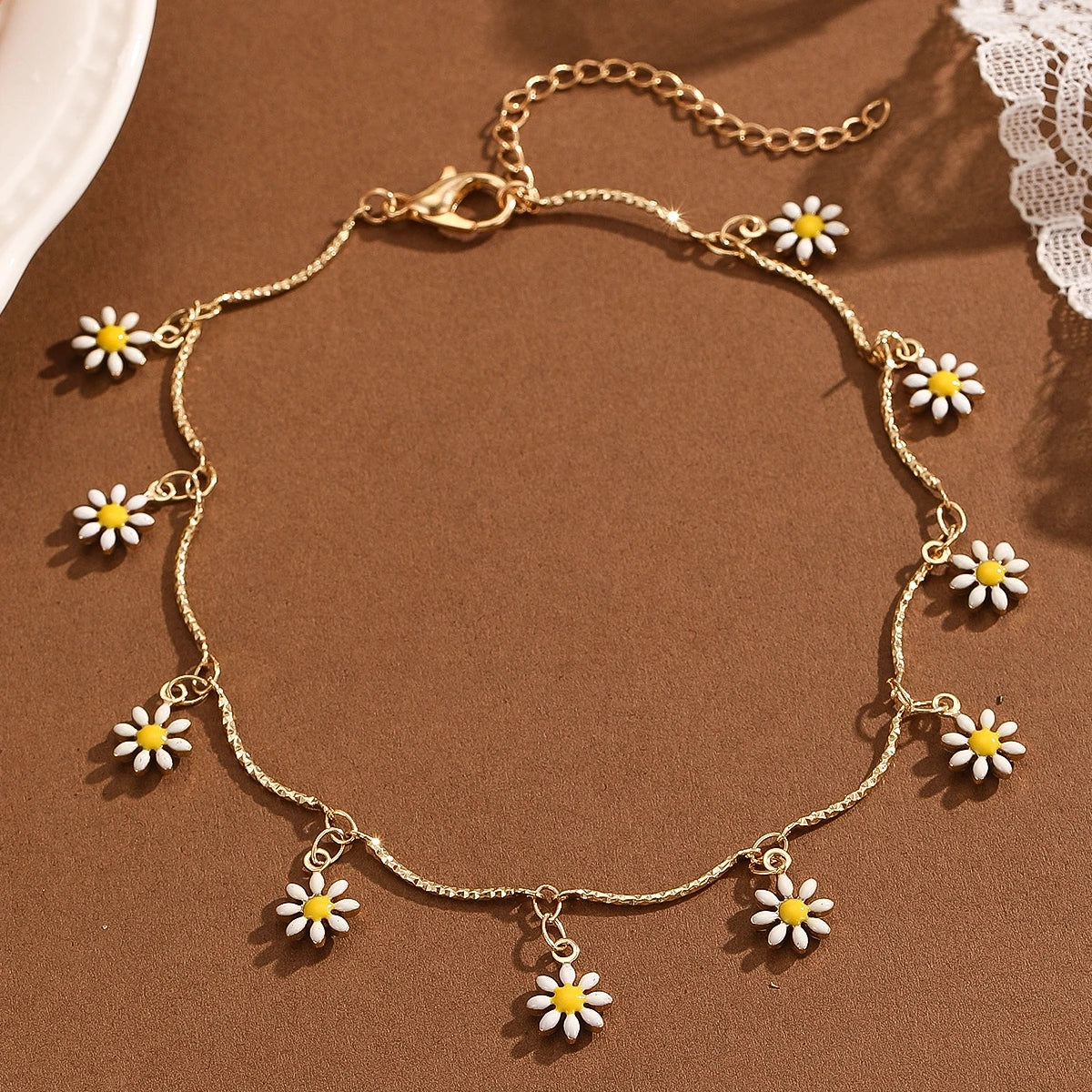 Floral Foot Chain for Women