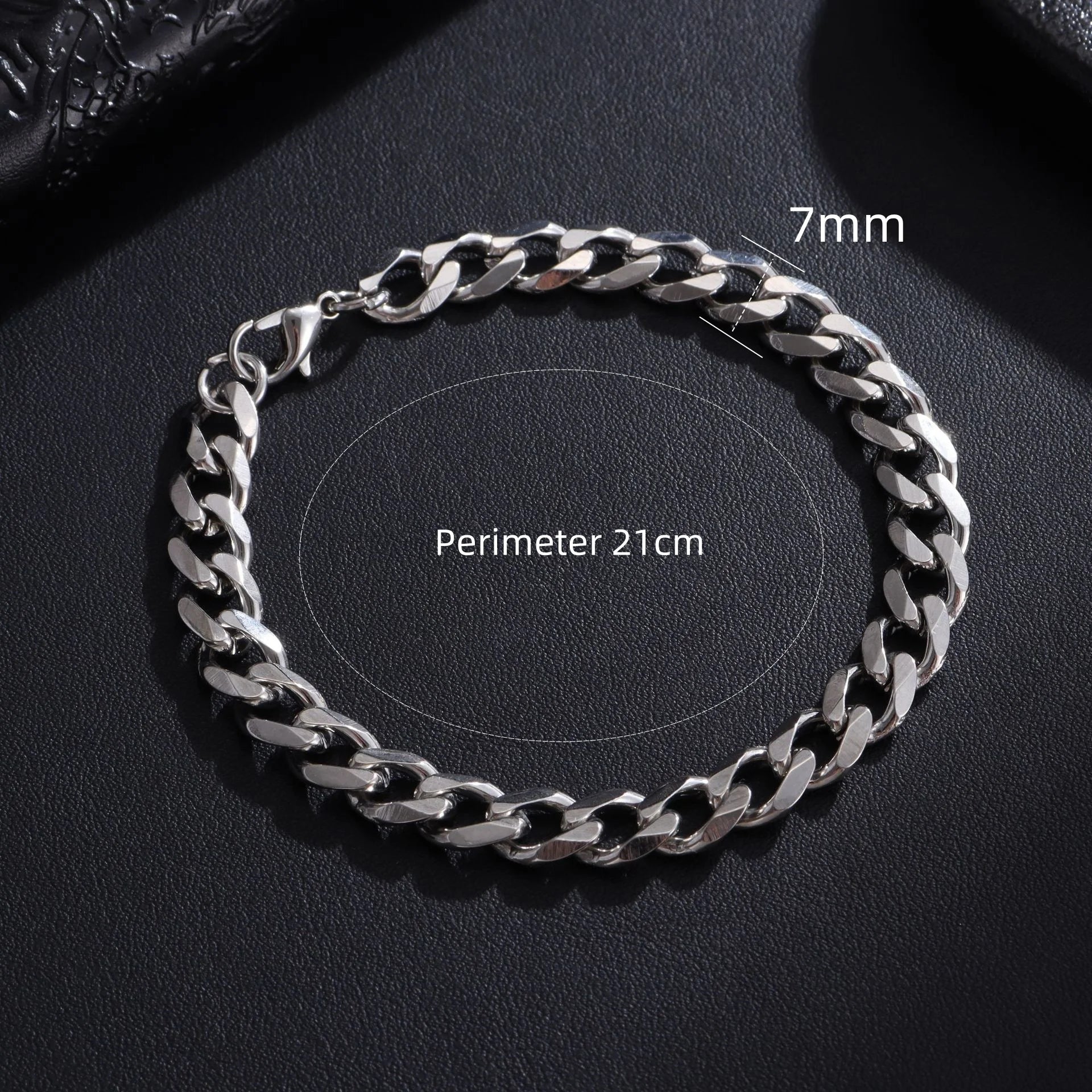 Classic Stainless Steel Chain Bracelet