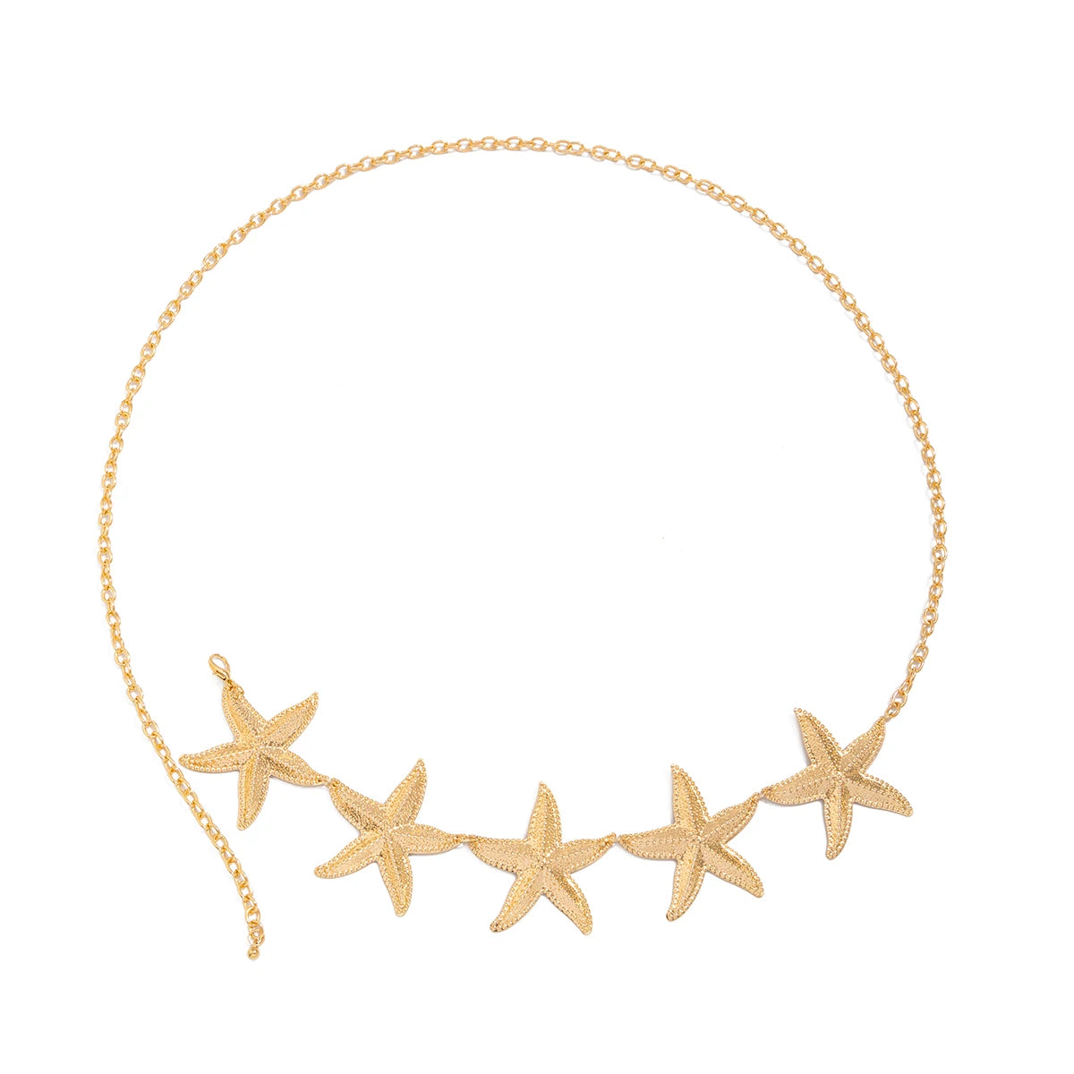 Vintage Metal Star & Starfish Belly Chain – Women’s Body Jewelry