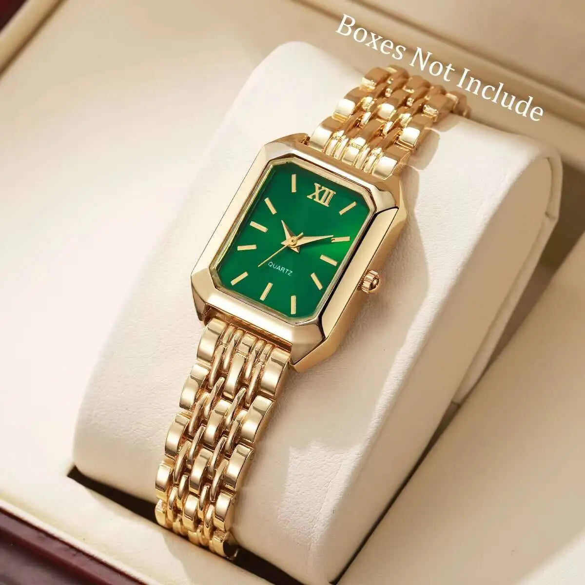 Luxury Rectangle Quartz Watch for Women