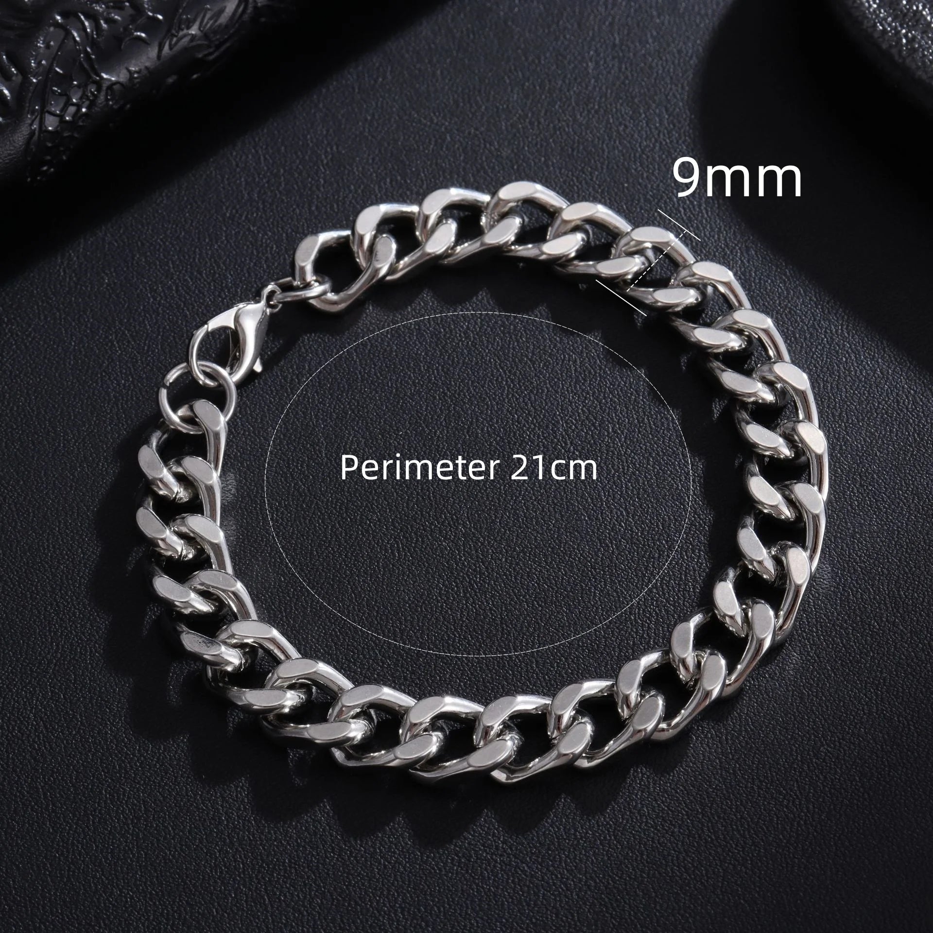 Classic Stainless Steel Chain Bracelet