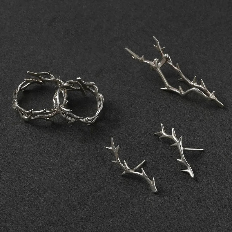 Vintage inspired Branch and Thorn Rings