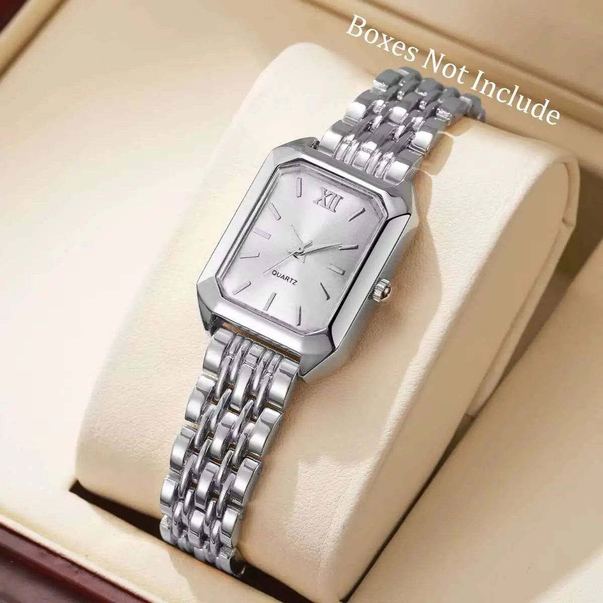 Luxury Rectangle Quartz Watch for Women