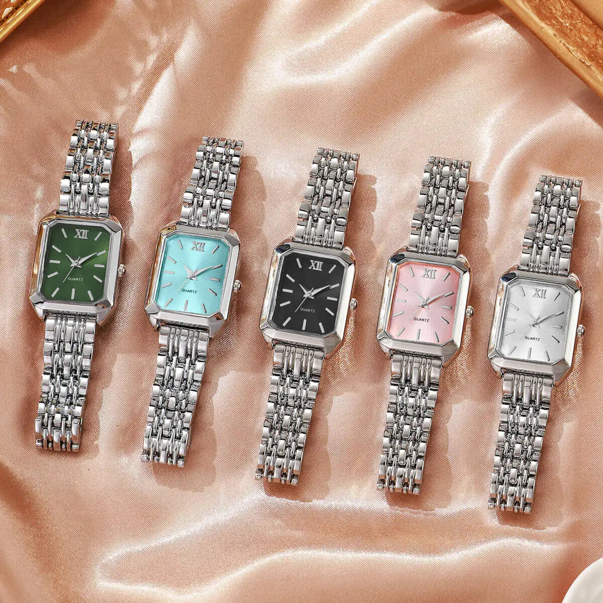 Luxury Rectangle Quartz Watch for Women