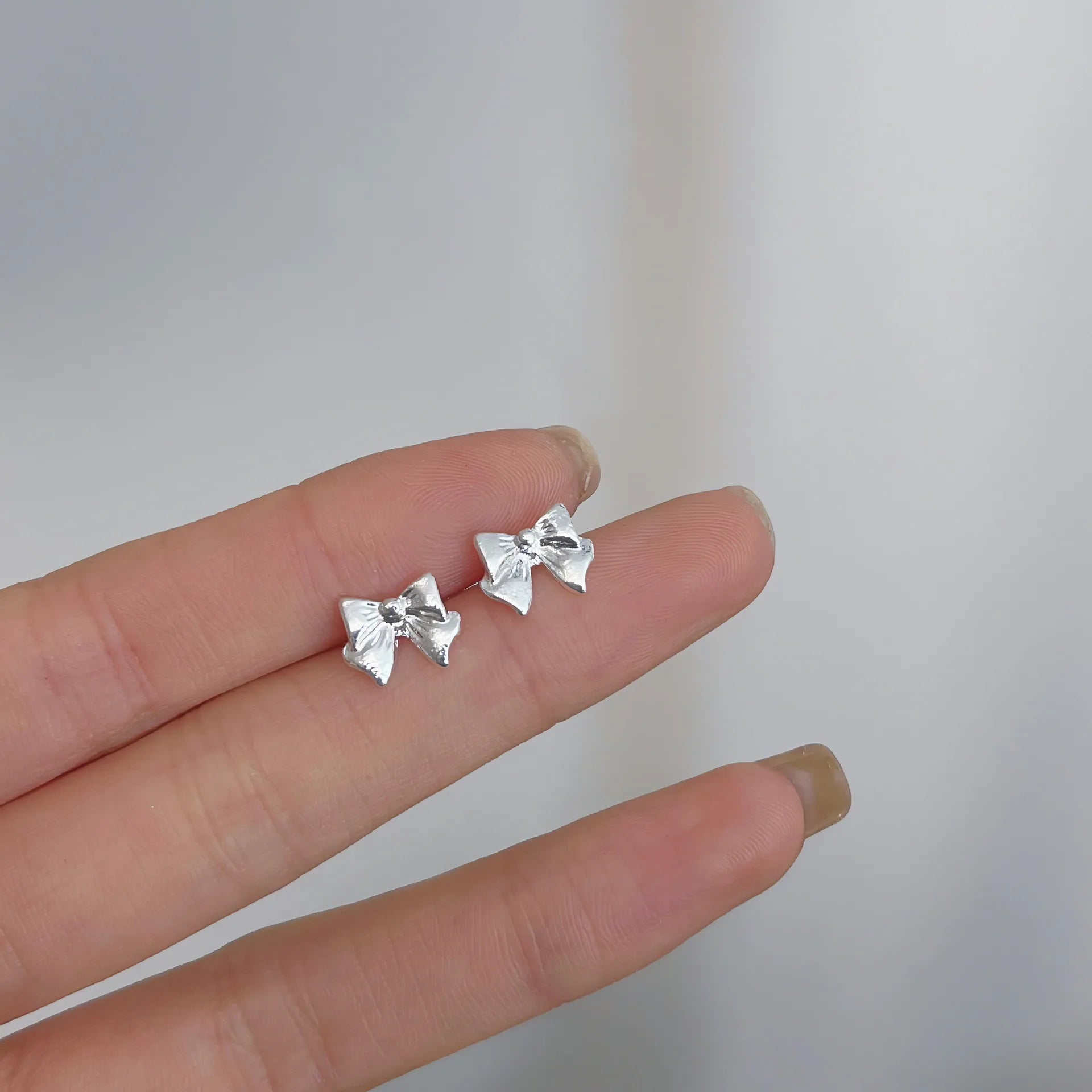 Women’s Silver Heart Star Earrings