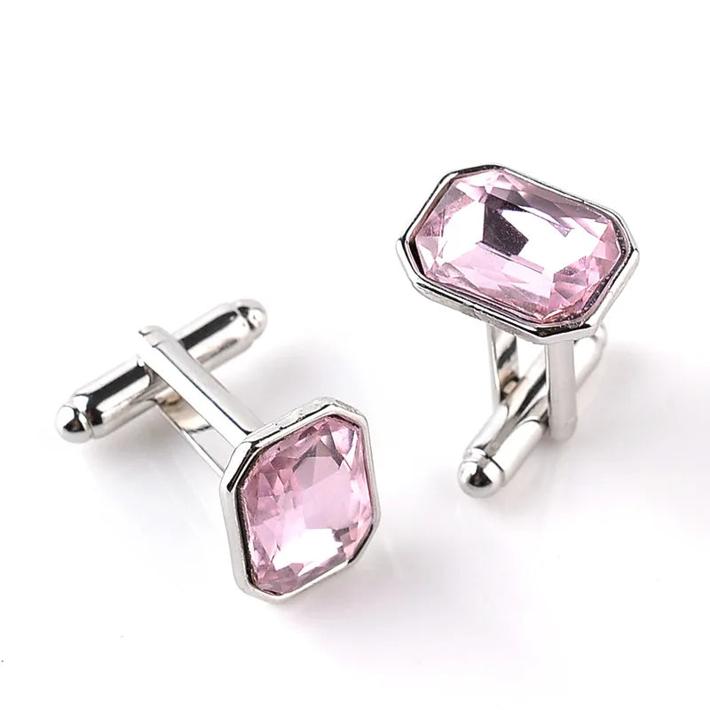 Men’s Fashion Cufflinks – Luxury Colorful