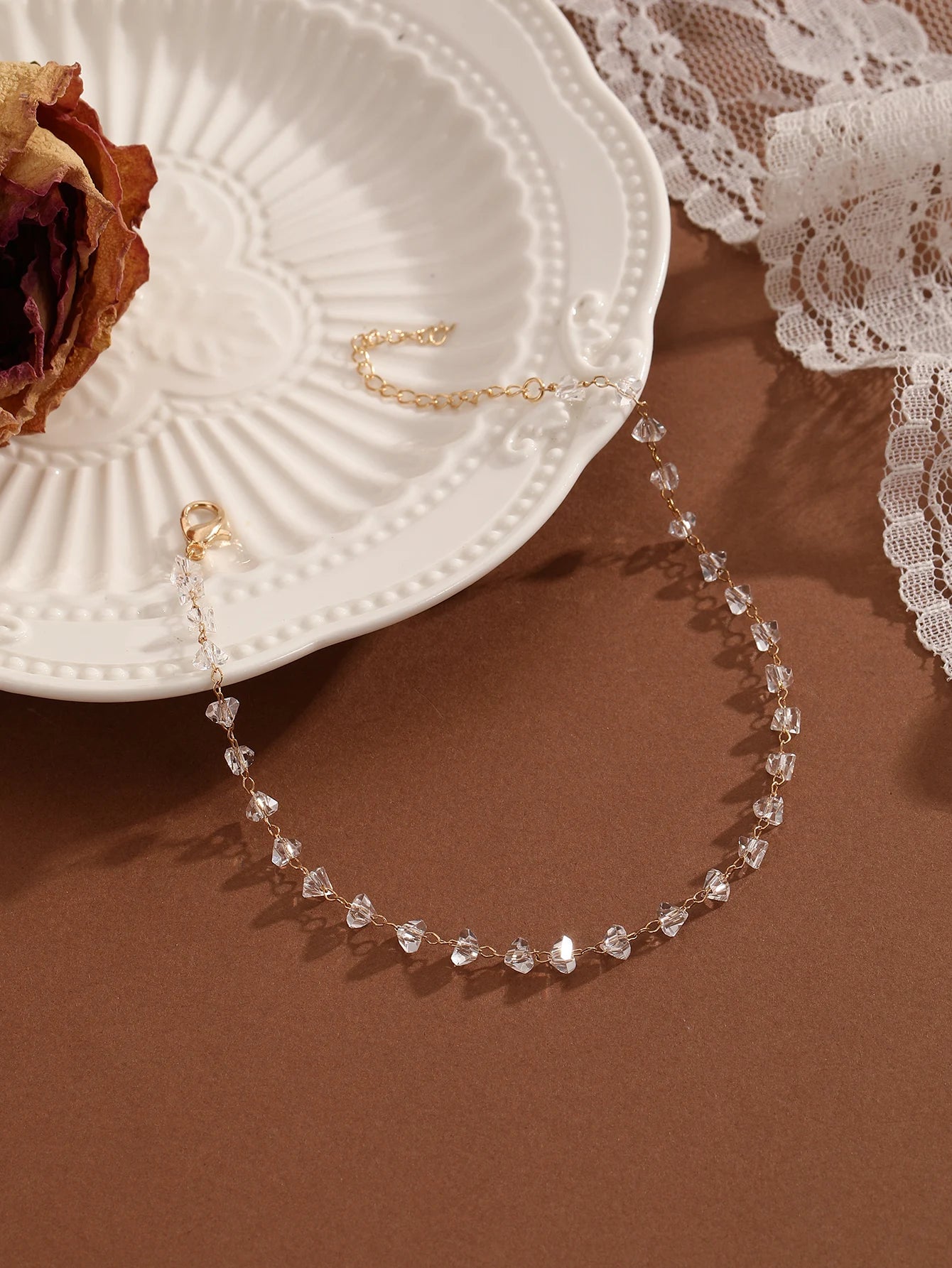 Crystal Ankle Bracelet for Women