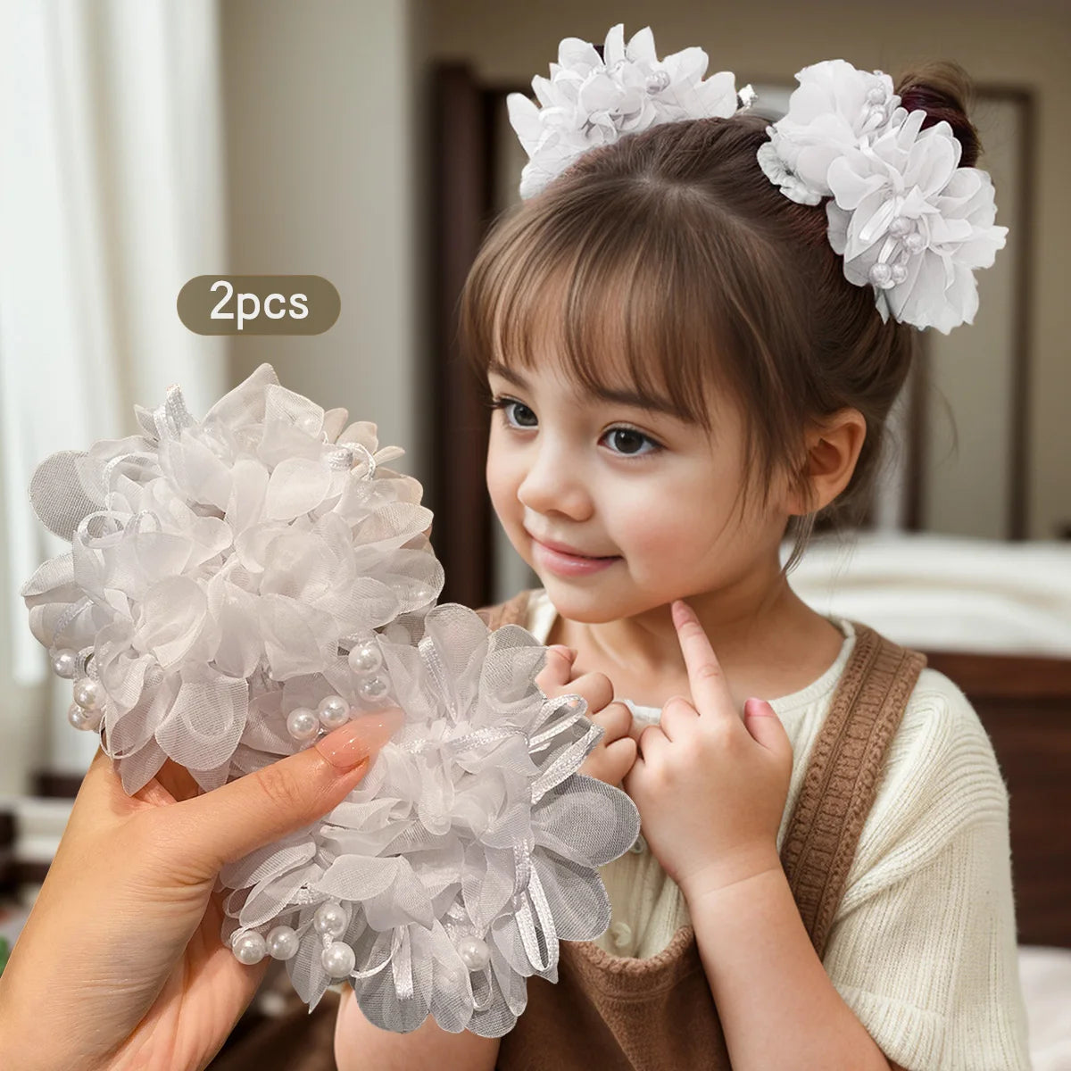 2PCS Cute Pink Headbands for Little Girls – Children’s Hair Accessories