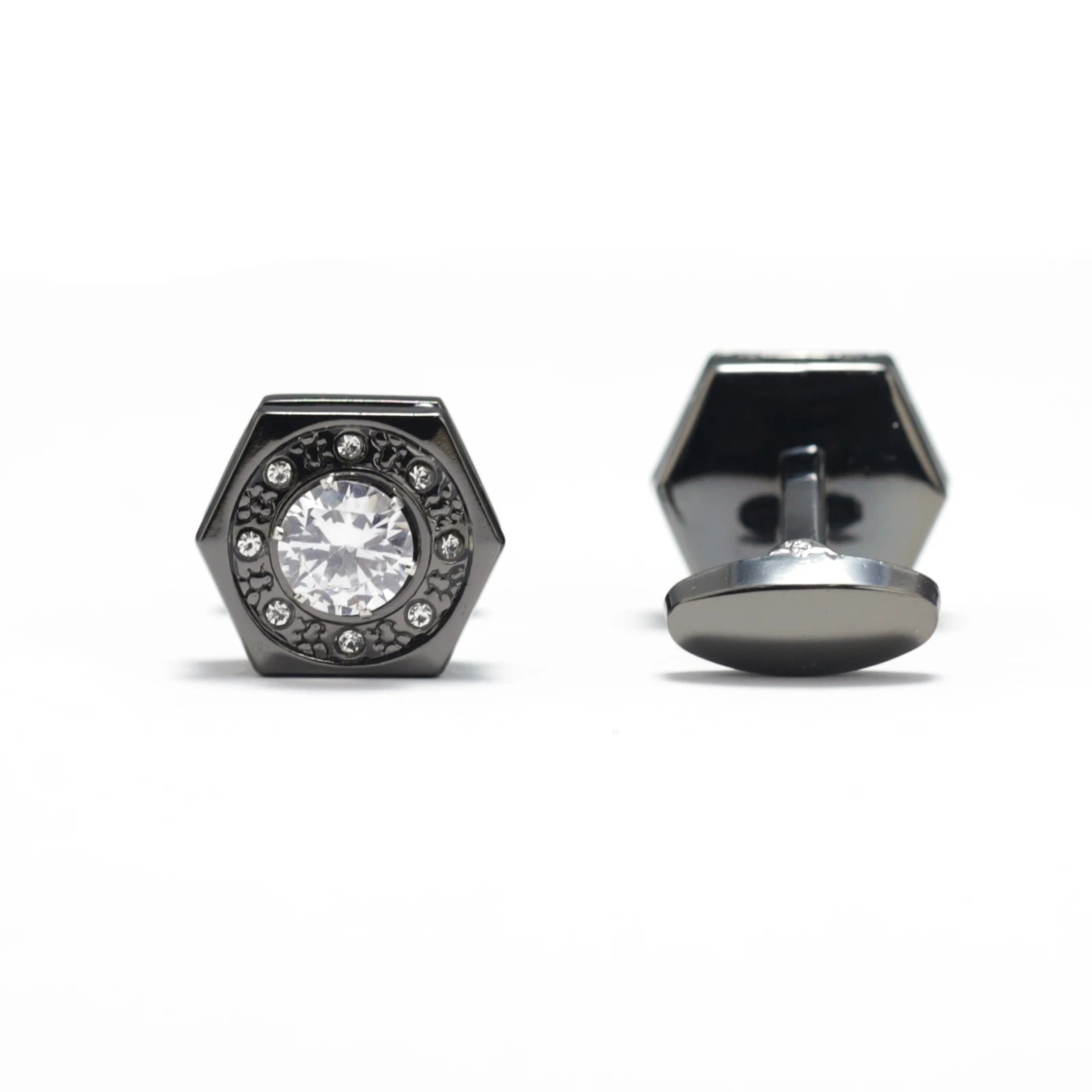 Luxury Men’s Stainless Steel Cufflinks