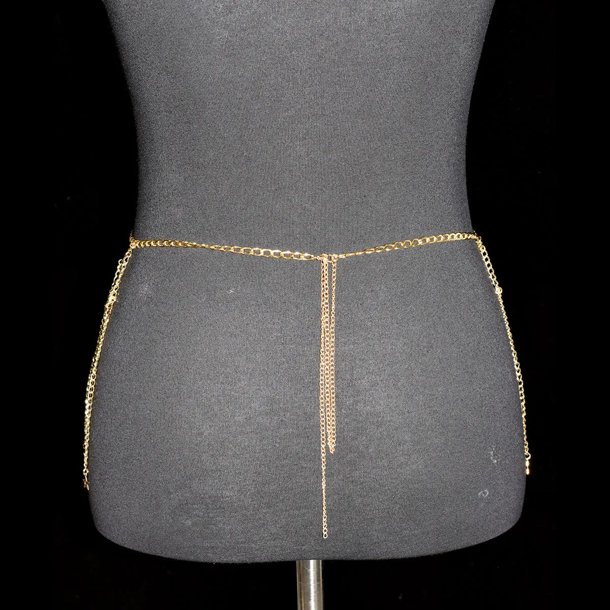 Women’s Metal Belly Chain – Star Waist Body Jewelry for Birthday, Party & Daily Wear