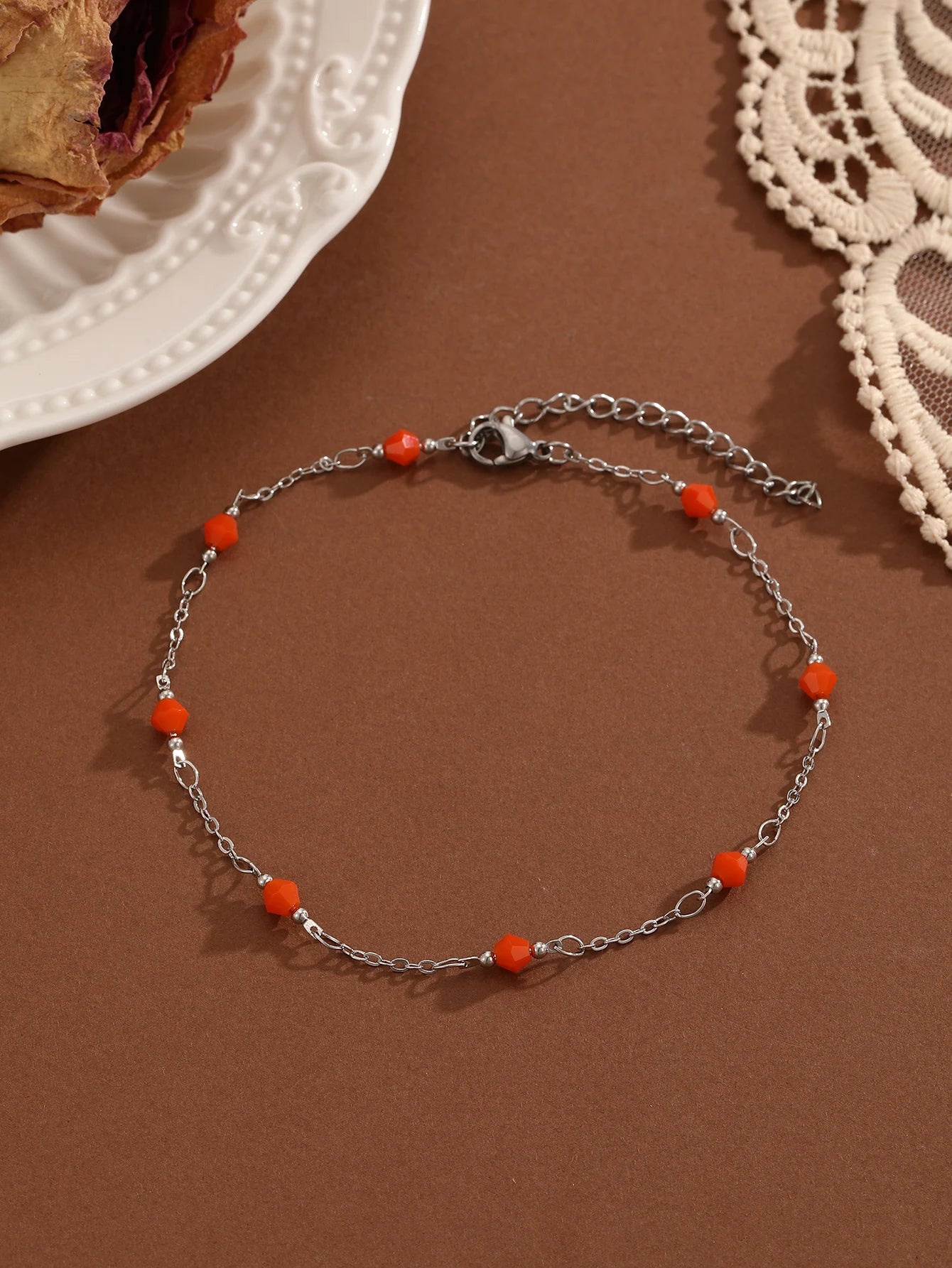 Crystal Ankle Bracelet for Women