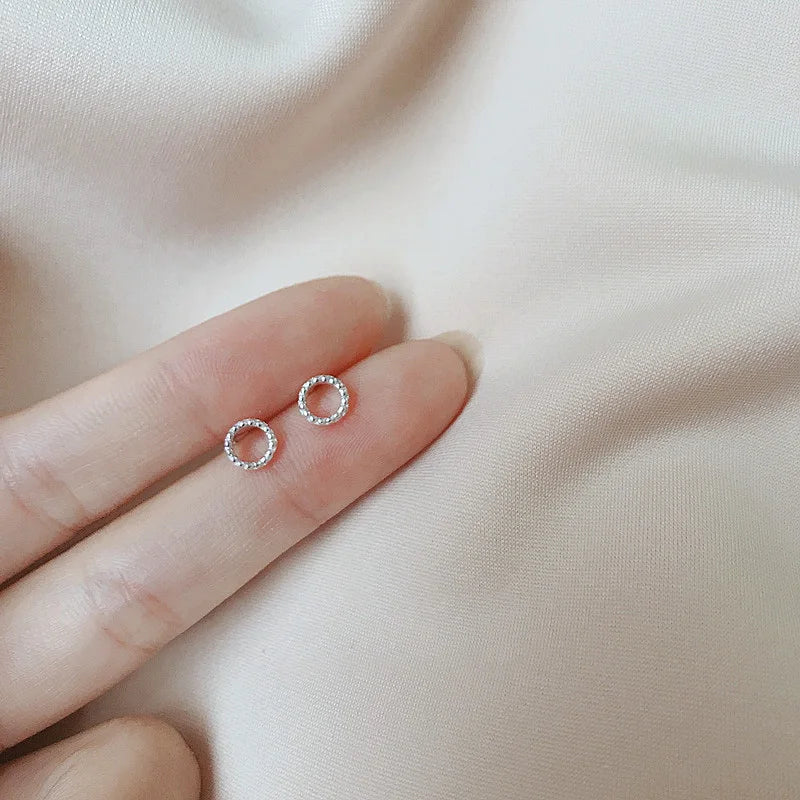 Women’s Silver Heart Star Earrings