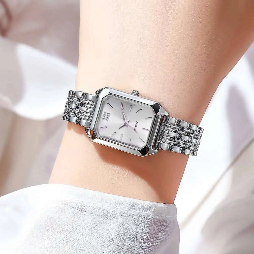 Luxury Rectangle Quartz Watch for Women