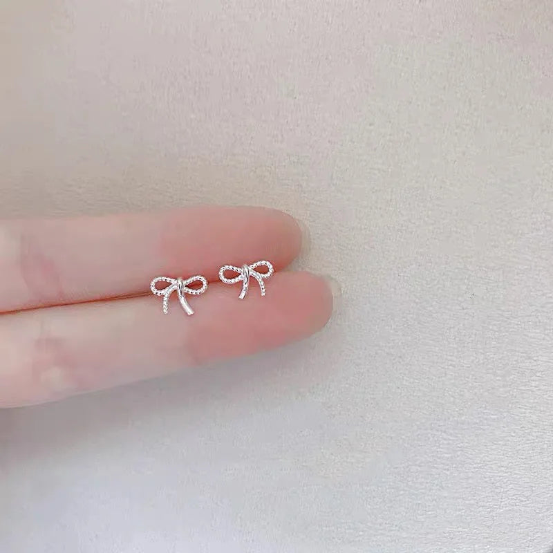 Women’s Silver Heart Star Earrings