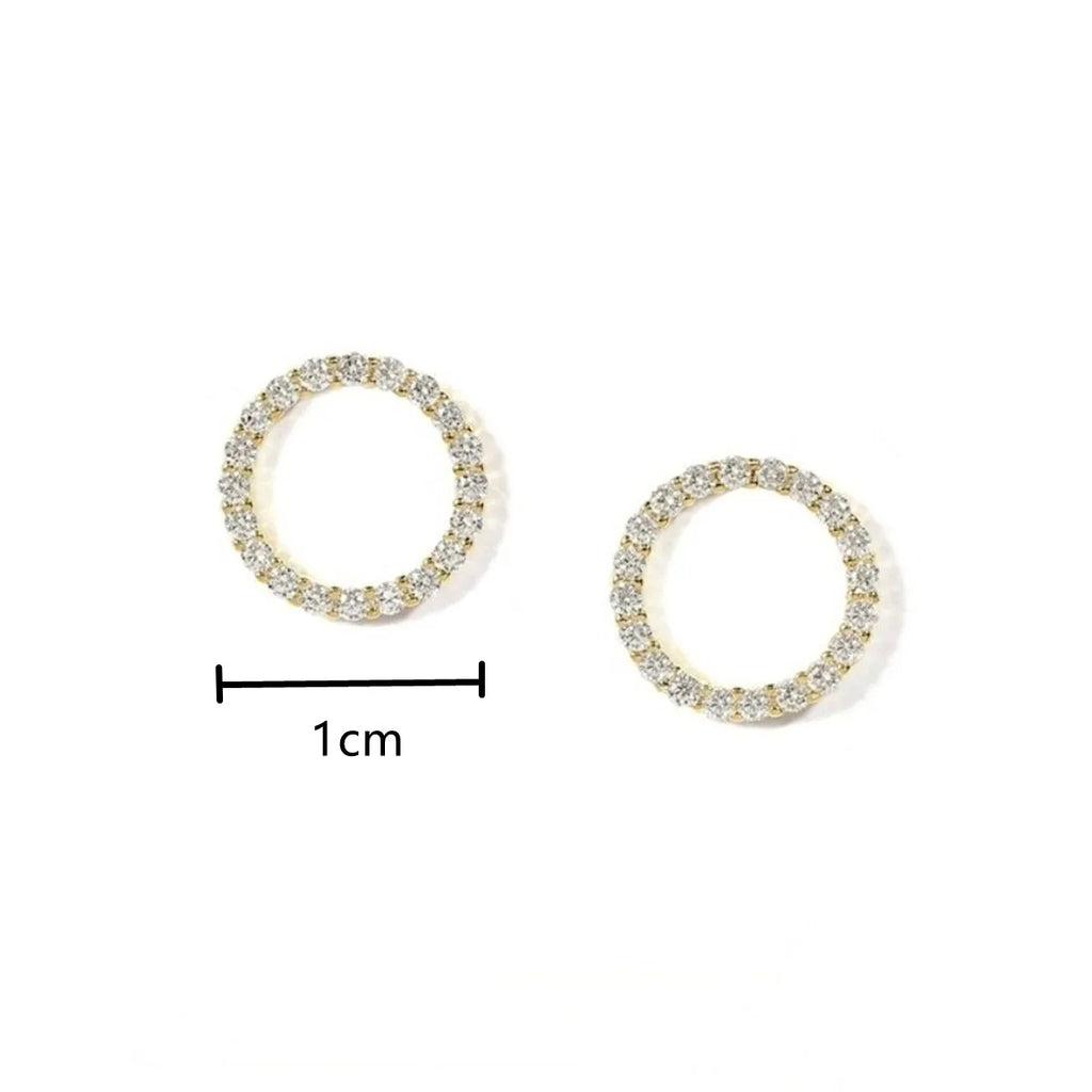 Fashion Crystal Stud Earrings for Women