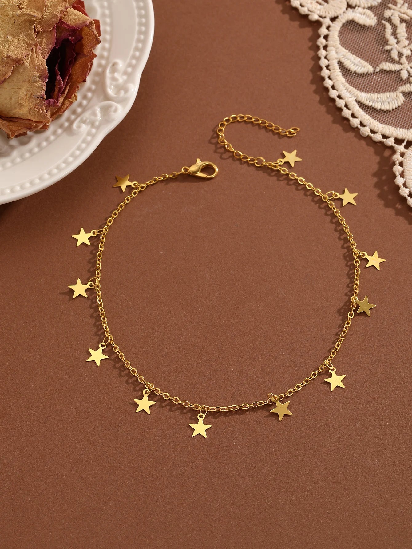 Crystal Ankle Bracelet for Women