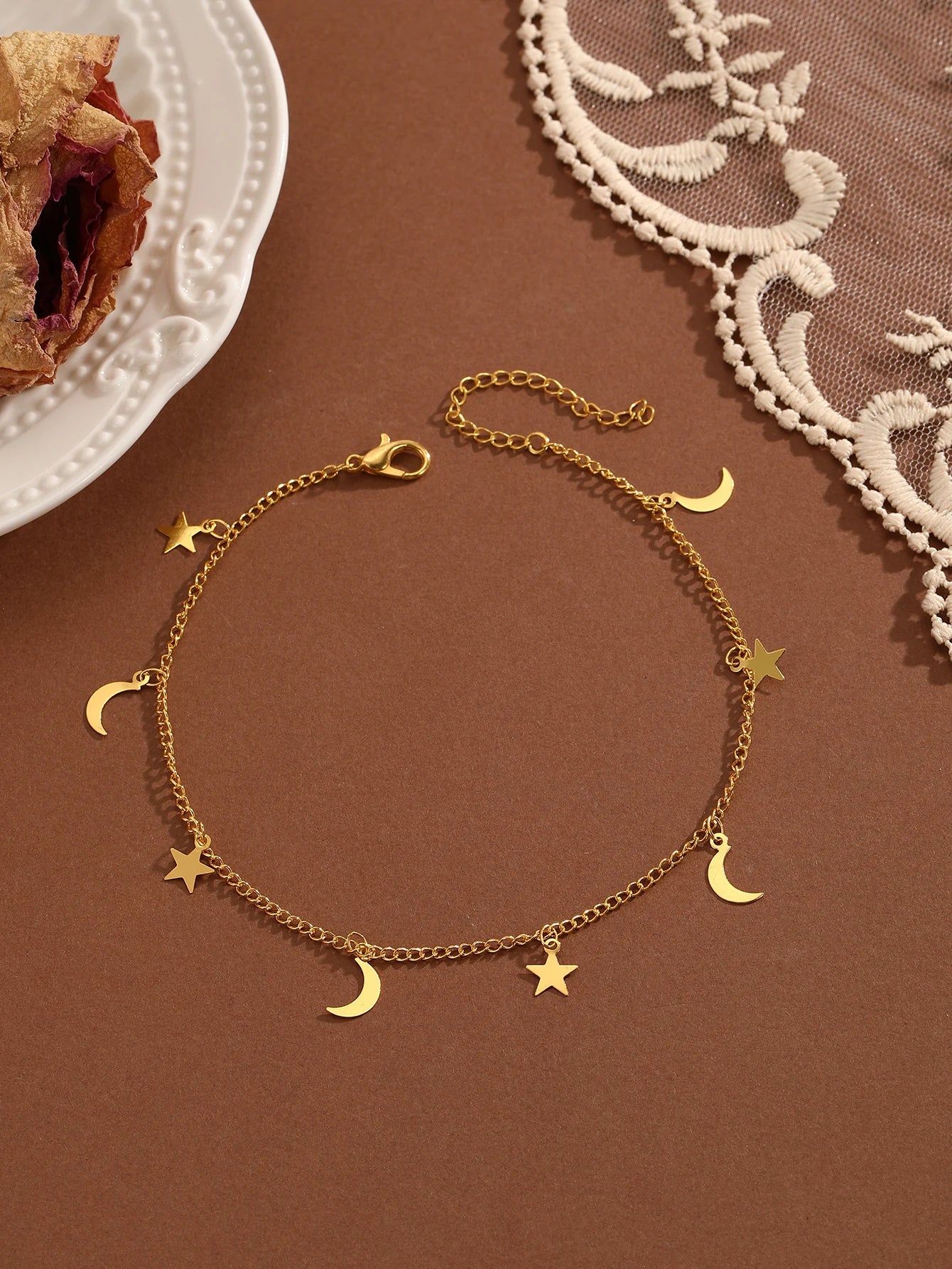 Crystal Ankle Bracelet for Women