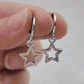 Mini Star Hoop Earrings for Women