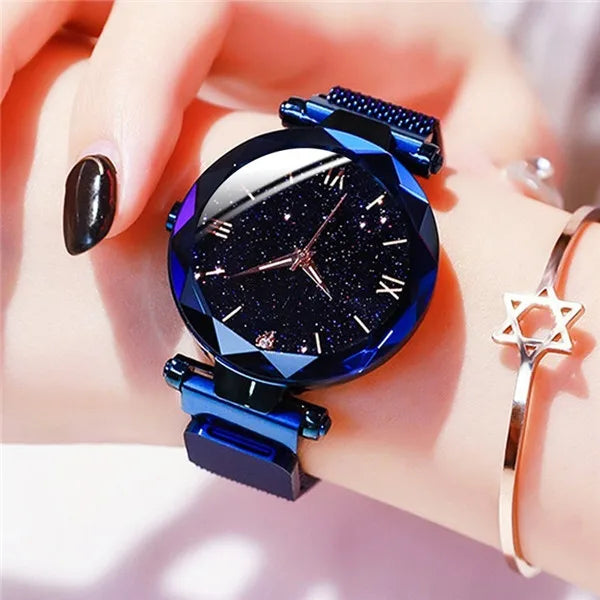 Elegant Starry Sky Quartz Watch for Women