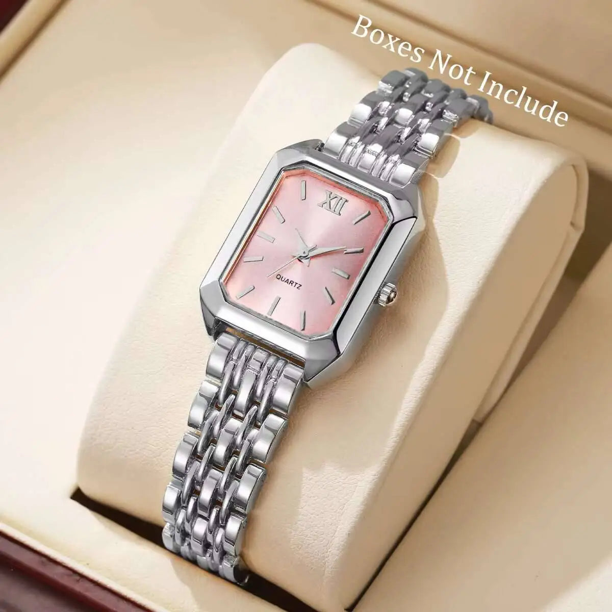 Luxury Rectangle Quartz Watch for Women