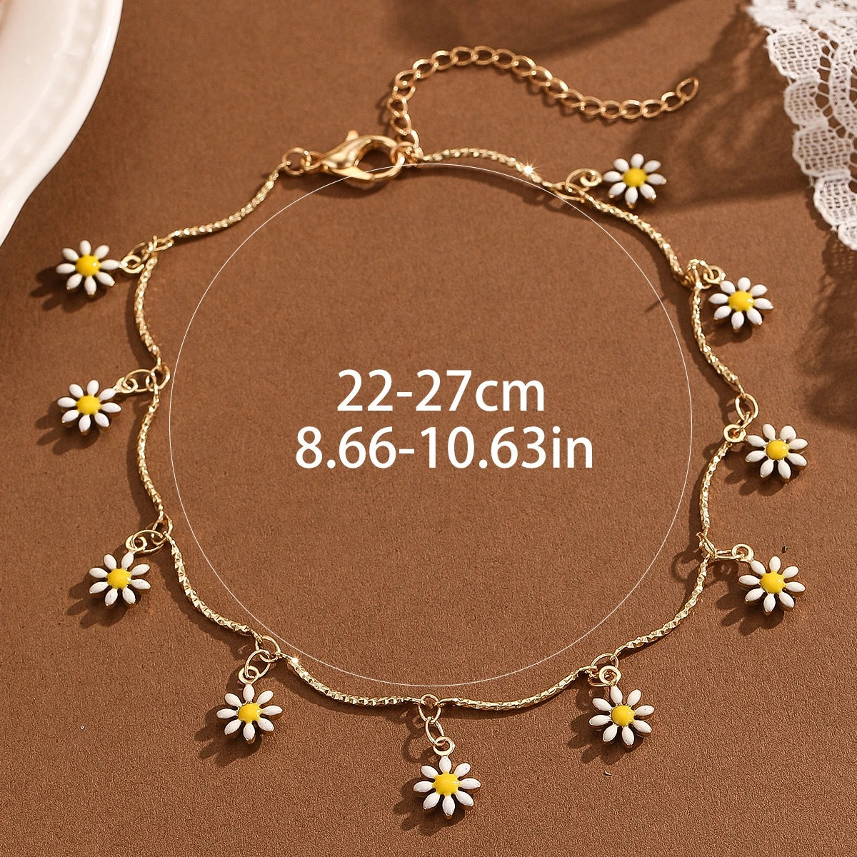 Floral Foot Chain for Women