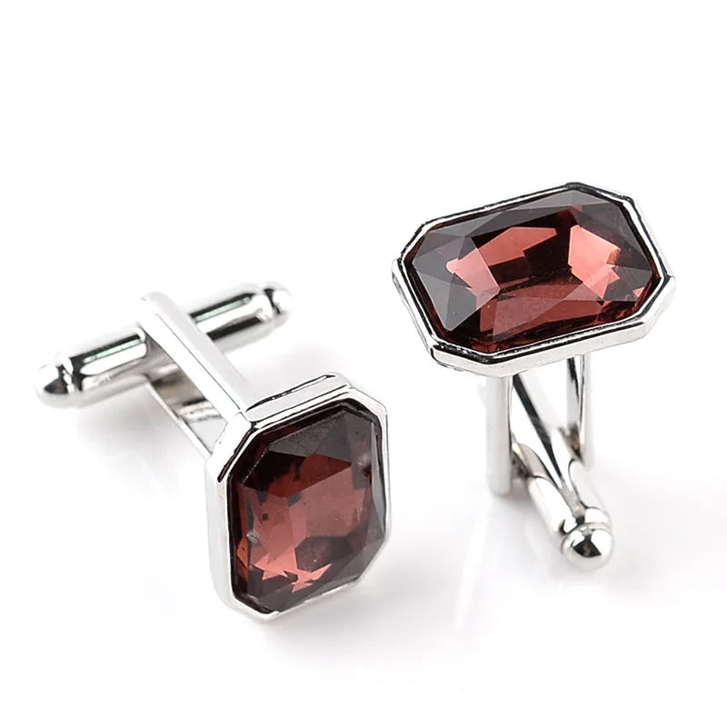 Men’s Fashion Cufflinks – Luxury Colorful