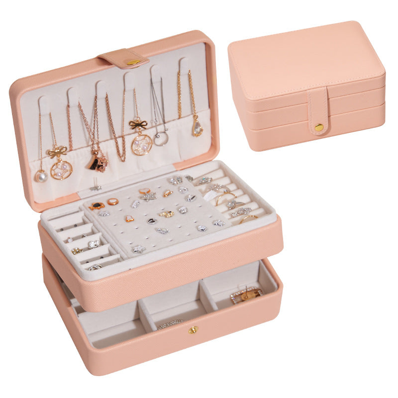 Three layer large capacity jewelry sorting box